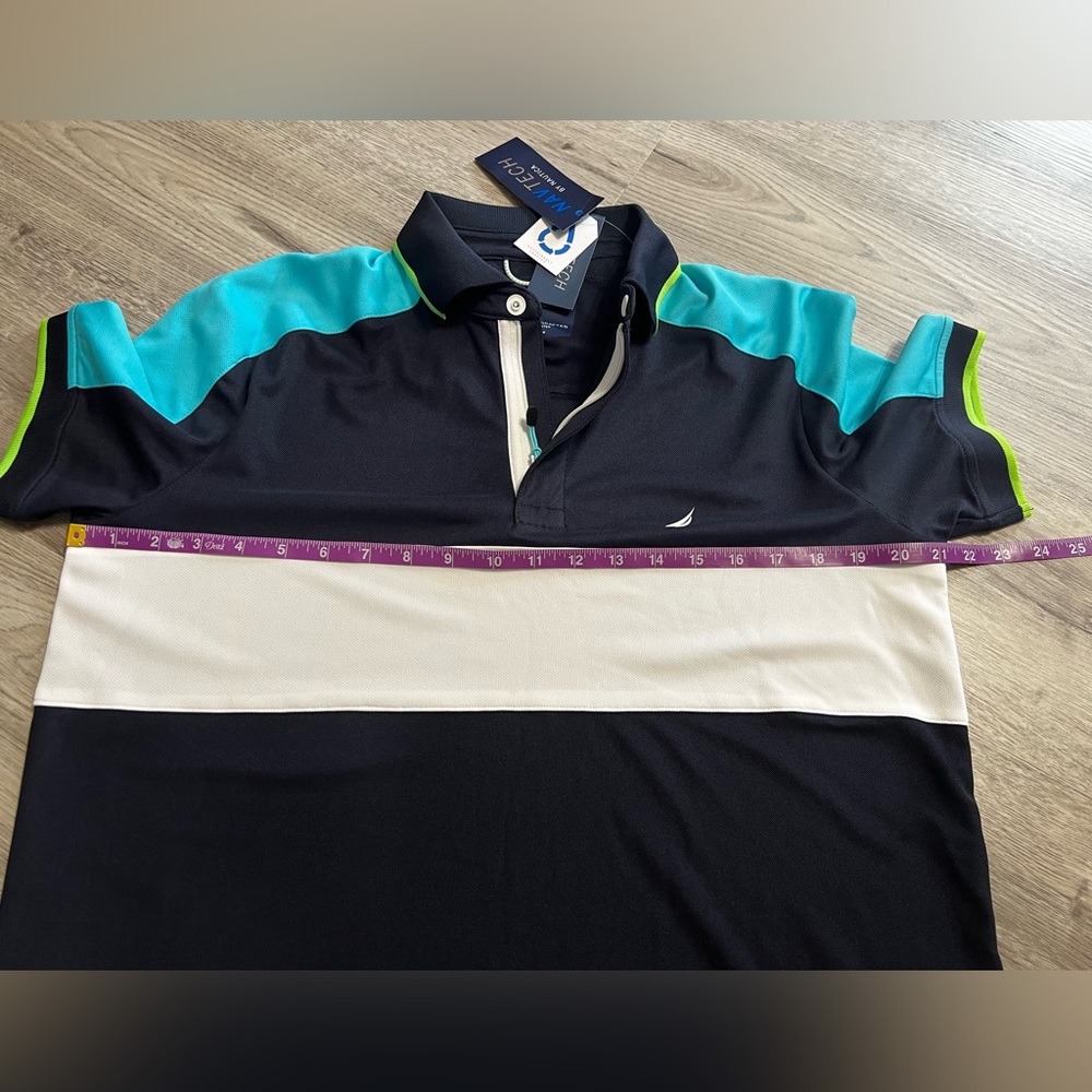 NAUTICA NAVTECH SUSTAINABLE CRAFTED POLO SHIRT size S - Picture 6 of 7